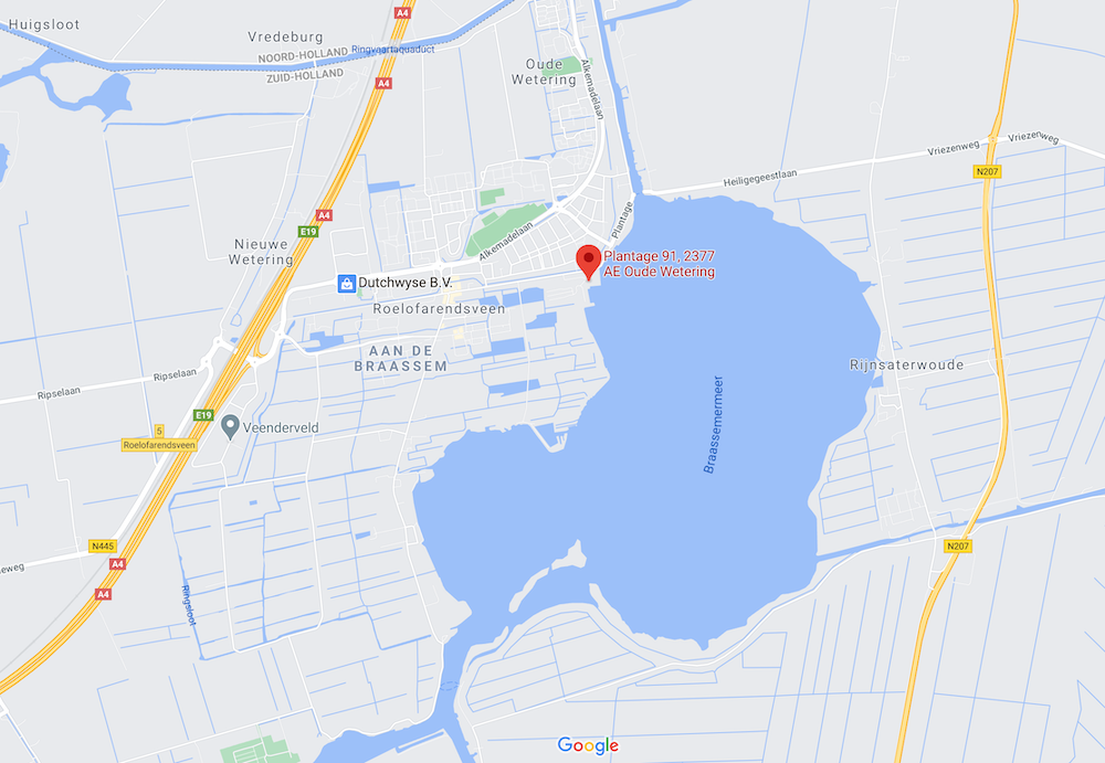 Jachthaven Braassemermeer Locatie